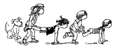 Relay Races Illustration