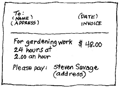 invoice illustration